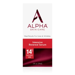 Alpha Skin Care – Intensive Renewal Serum, 14% Glycolic AHA, Real Results for Lines and Wrinkles