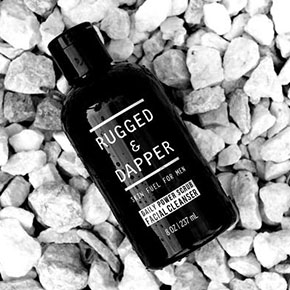 RUGGED & DAPPER Daily Power Scrub Facial Cleanser For Men