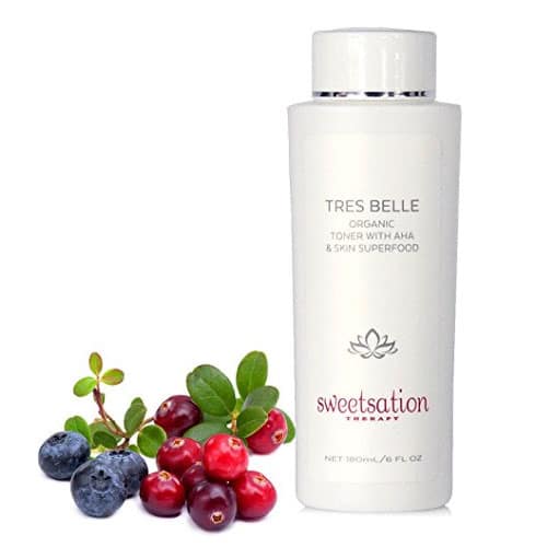 Tres Belle Organic Brightening Toner with AHA & Skin Superfood